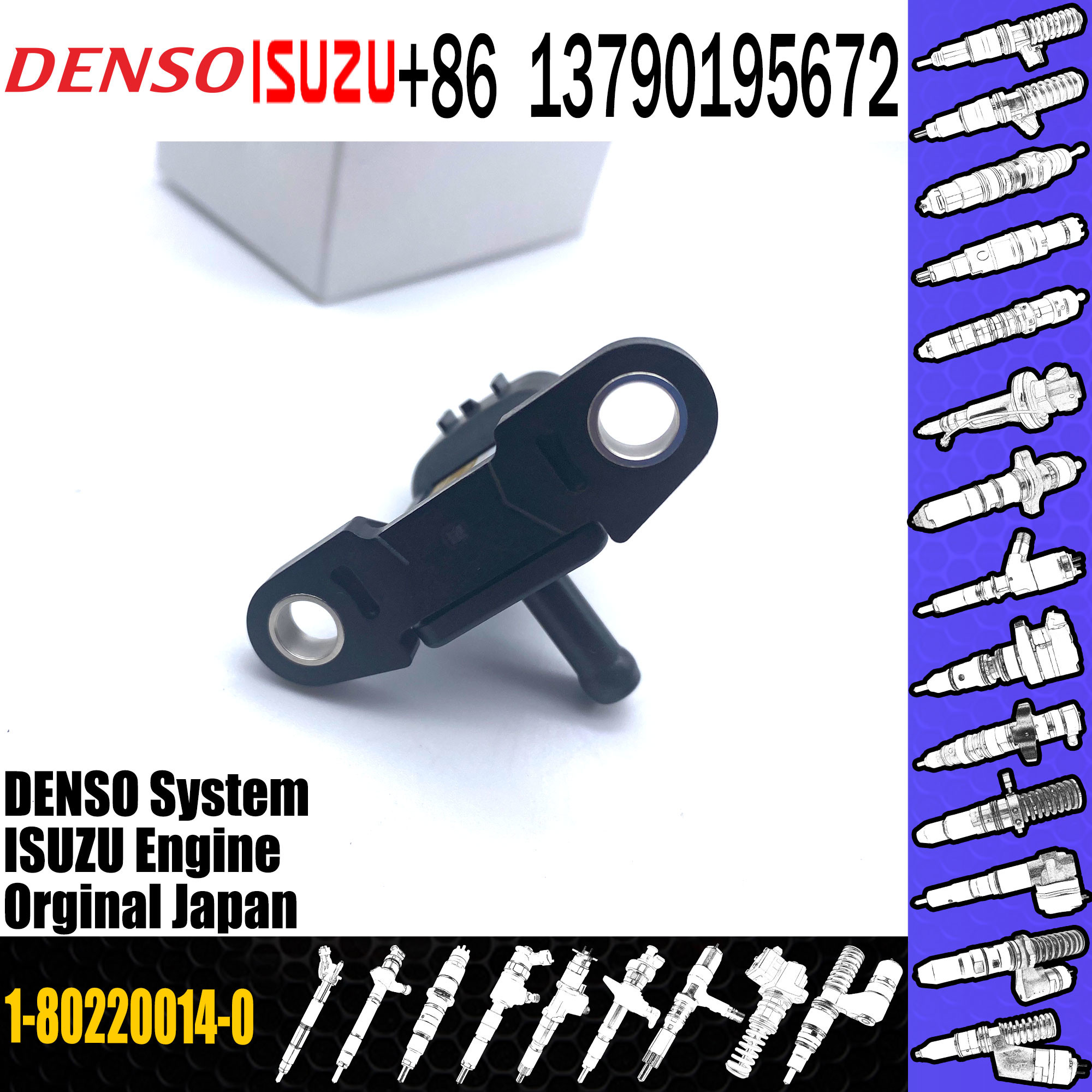 Diesel Engine Injector Control Valve 1802200140 Boost Pressure Sensor