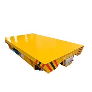 China 30m/Min Electric Platform Mold Transfer Cart Flat Steel Deck wholesale