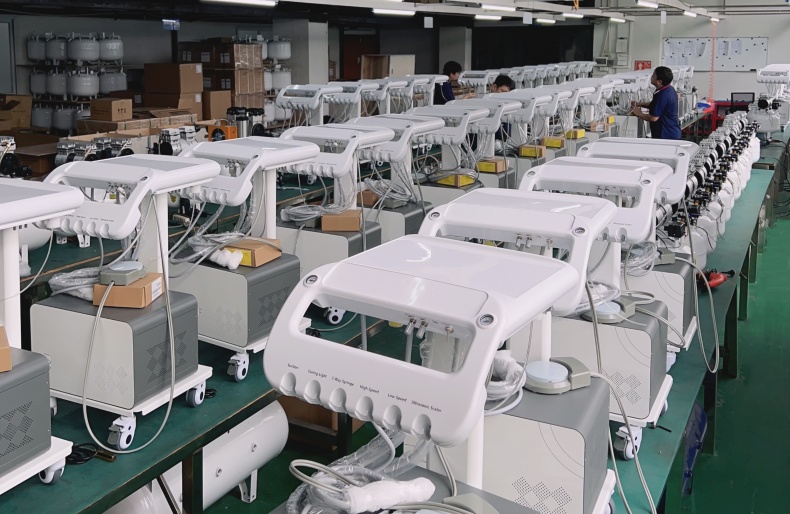 Pet Dental Treatment Cart Foshan Factory Custom Vet Dental Trolley With Oral Camera