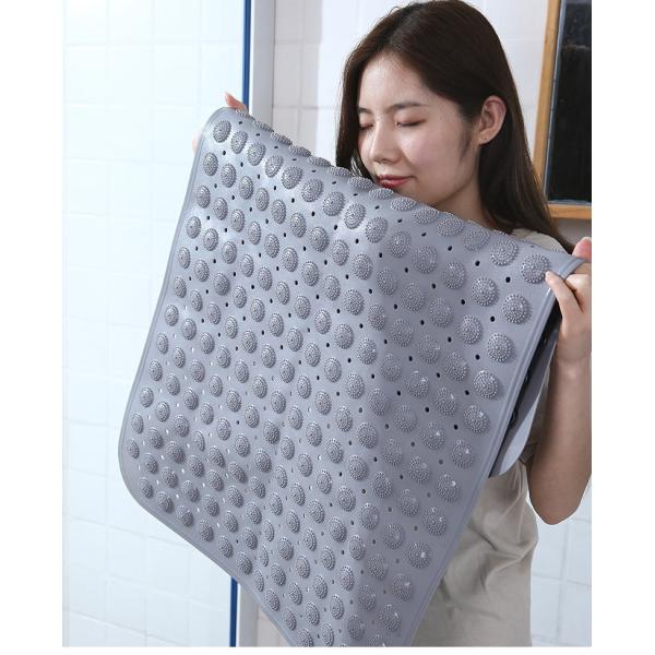 Custom Logo Embroidery Bath Mat Tub Non Slip Bathtub ShowerMat Absorbent Bathroom Mat