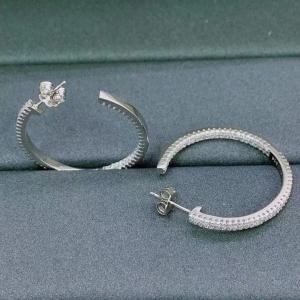 China Diamond Moissanite Sterling Silver Small Hoop Earrings ODM wholesale