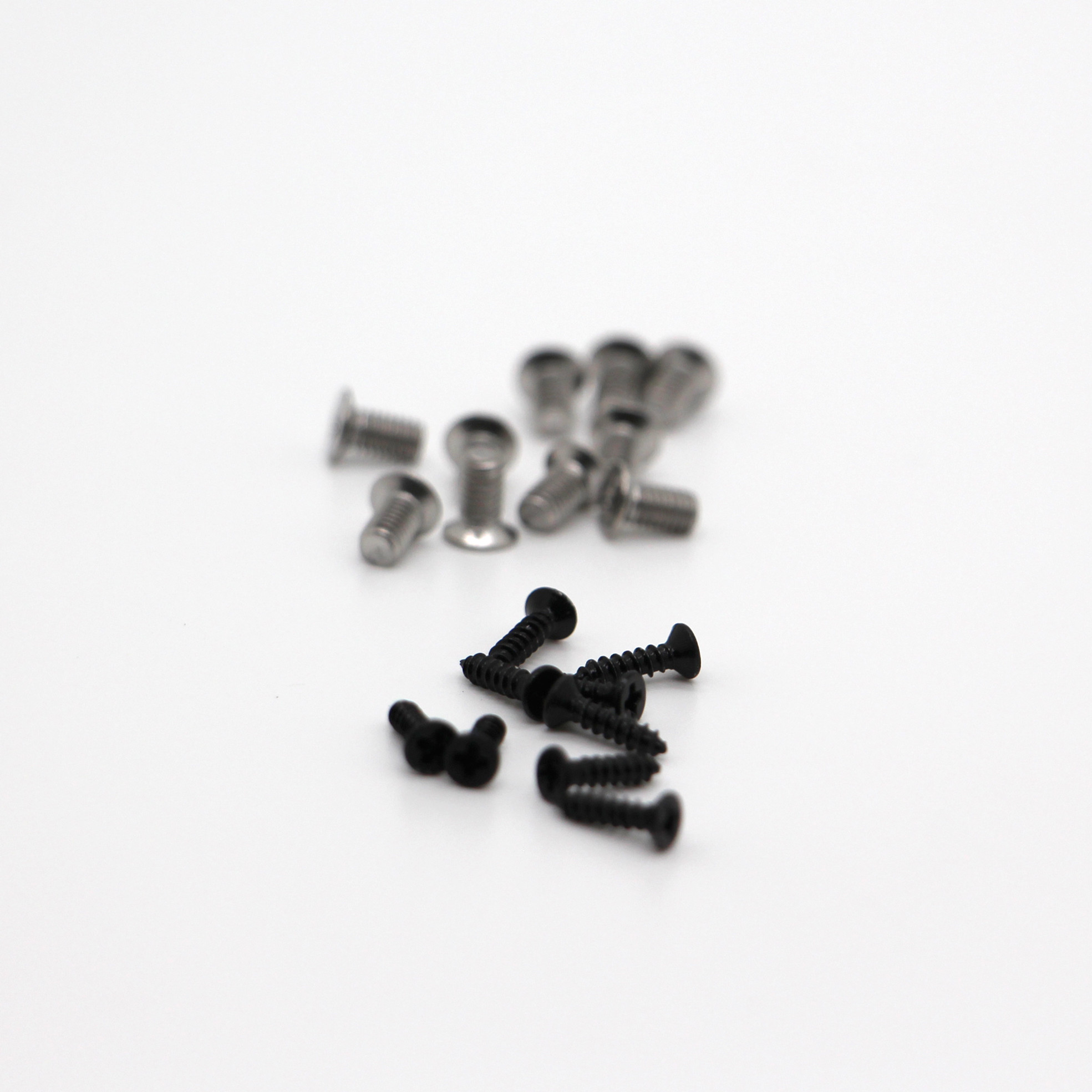 M0.5-M3 Titanium Grade 2 Anodized Blue Micro Flat Head Screws for Diving Watches Customized Service