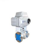IP67 Stainless Steel Flange Connection Electric Corrosive Resistant Ball Valve