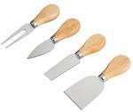 Stainless Steel Wood Handle Cheese Knives 4 - 6 Pieces customized Logo