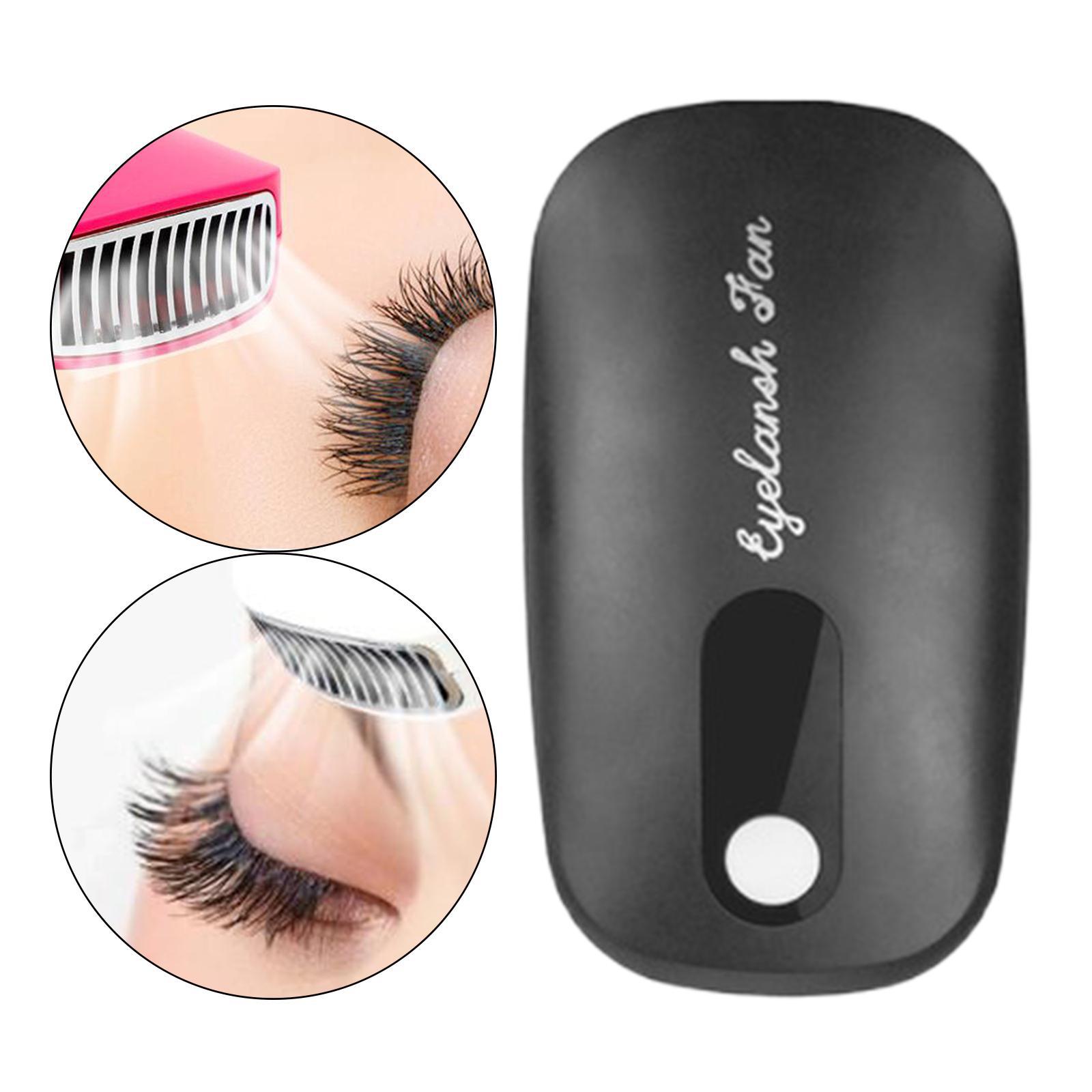 USB Powered Mini Portable Eyelash Fan for Extensions User Manual and Cable Included