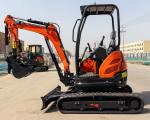 2500kg Hightop Micro Mini Digger Retractable Shoes Compact Mini Excavator