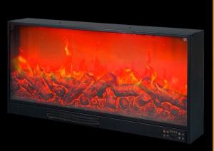 China Air Conditioner Matel Plastic Electric Fireplace Brown Comfortable Home Color Change wholesale
