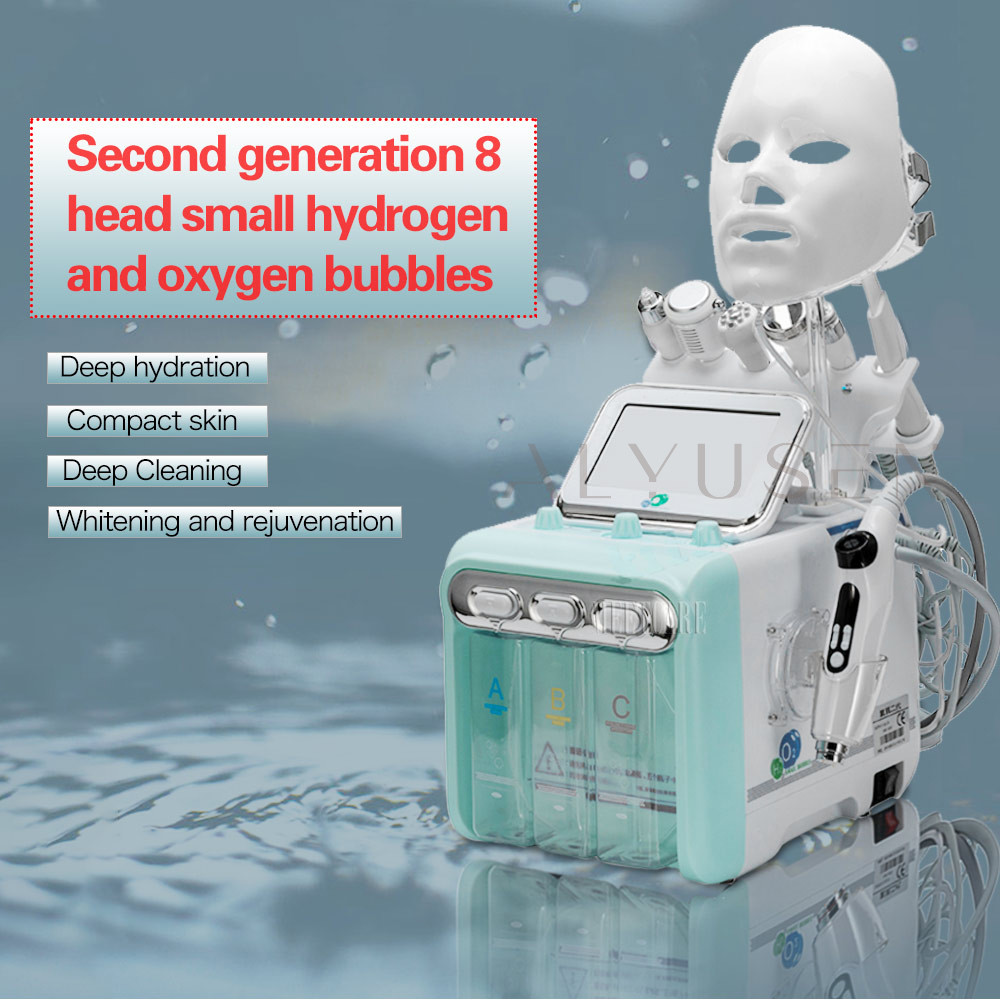 Anti Wrinkle Hydrafacial Aqua Peeling Machine Beauty Skincare 8 In 1