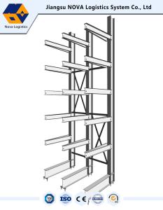 China Carpet Rolls Steel Cantilever Racks Outdoor Flexible Assembly For Lumber wholesale
