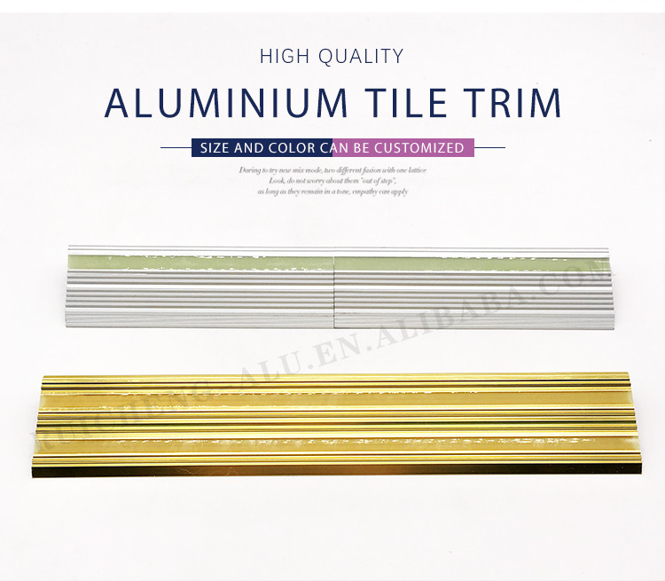 Luminous Aluminium Stair Nosing Edge Trim 8mm Height Mill Finished