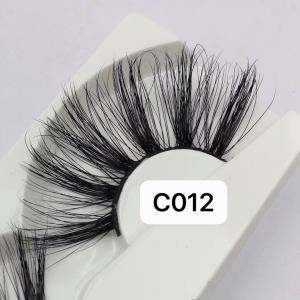 China NATURAL HANDMADE 30MM OVERLENGTH REAL MINK EYELASH wholesale