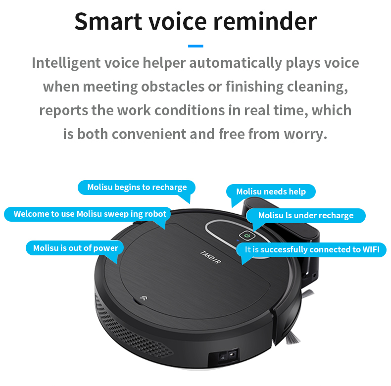 Multifunctional Mini Robot Floor Sweeper With Mobile App Remote Control