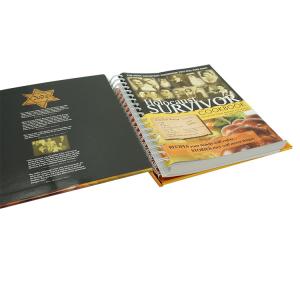 China Hardcover Conceal Metal Spiral Bound Book Printing 210mmxH297mm wholesale