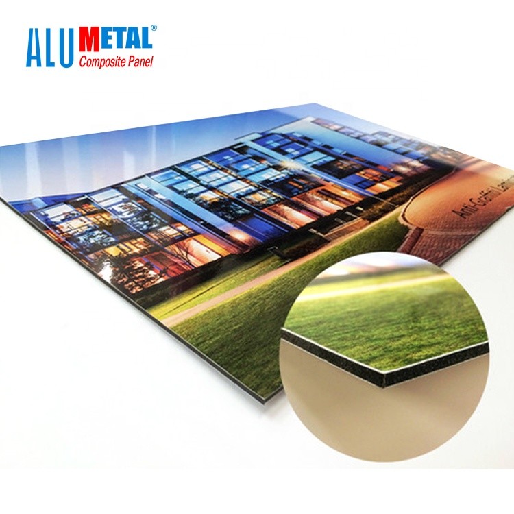 6mm Sign PE Aluminum Composite Panel Sandwich Board Nano Fireproof