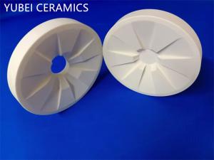 China High Hardness Round Ceramic Plate 89HRA 99% Alumina Ceramic Disc wholesale