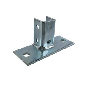 China Galvanized Stainless Steel Strut Brackets U Shape Post Base Frameless wholesale