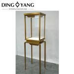 Custom Transparent Tempered Glass Jewellery Display Cabinet Beautiful Firm