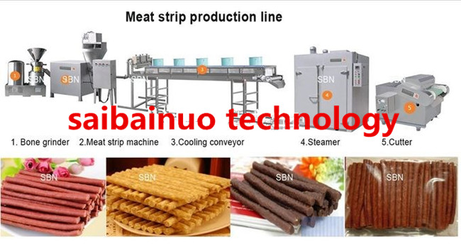 New Product Pet Article Meat Strip Food Machinery Processing Line