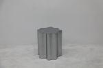 End Table Metal Stainless Steel With Shiny Finish