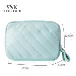 Double Zipper Bridesmaid Gift Waterproof PU Cosmetic Bag