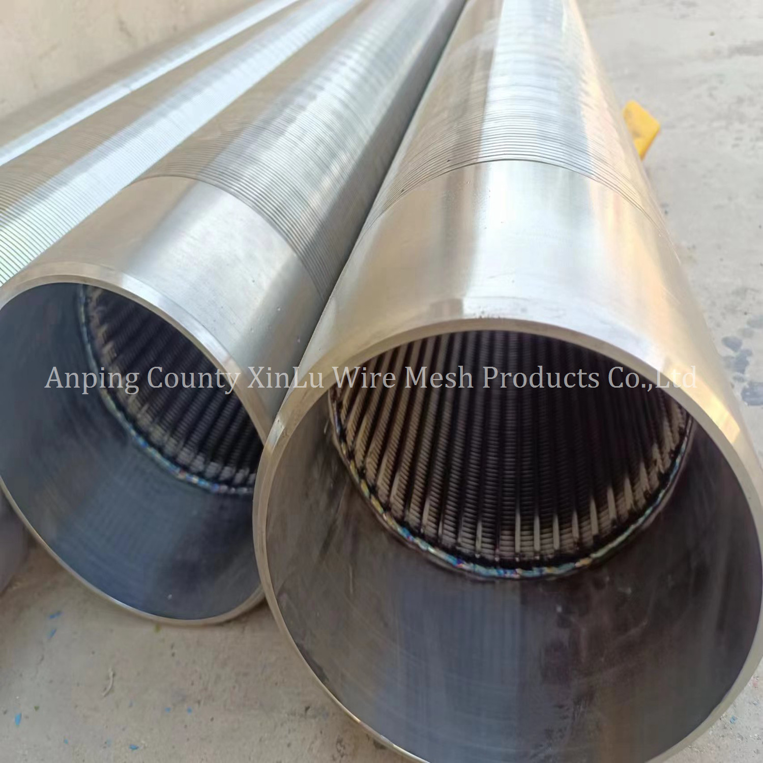 Vee Wire Stainless Steel Sand Control Screen Pipe 1000psi Pressure 0.080 Continuous Slot