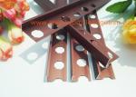 10mm Aluminium Tile Edge Trim , Straight Edge Bathroom Outside Tile Corner Trim