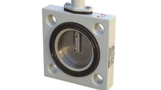Square DN40 Stainless Steel Valve Hydraulic Butterfly Manual 120mm