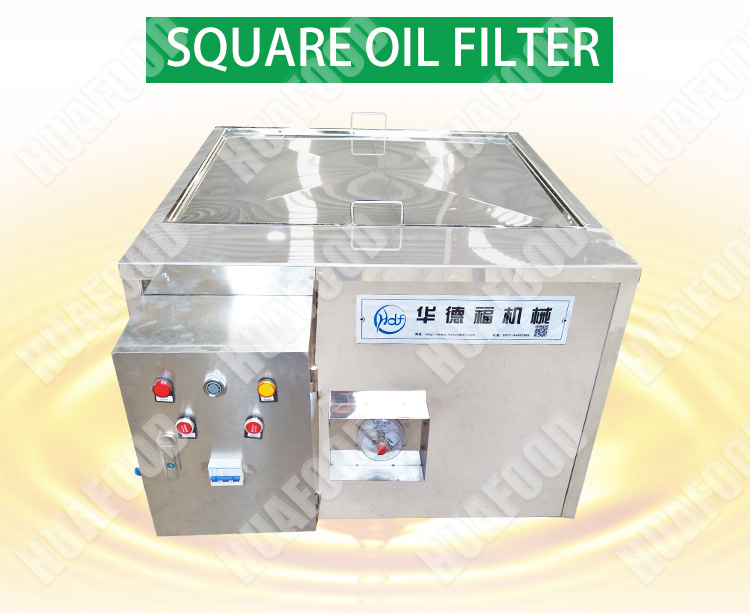 Portabl Fryer Oil Filter Machine Stainless Steel Electronic Machine