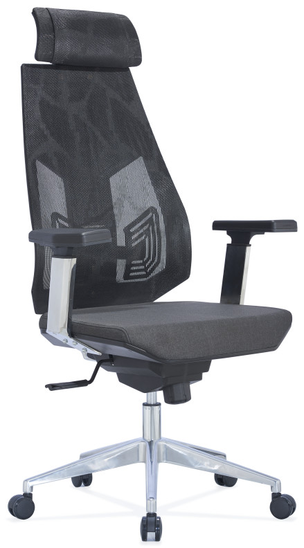 Lumbar Support High Back Black Mesh Desk Chair Office Meeting Use DIOUS