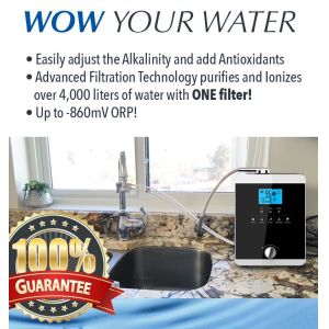 11 Plate Alkaline Water Ionizer with Titanium Platinum Coating