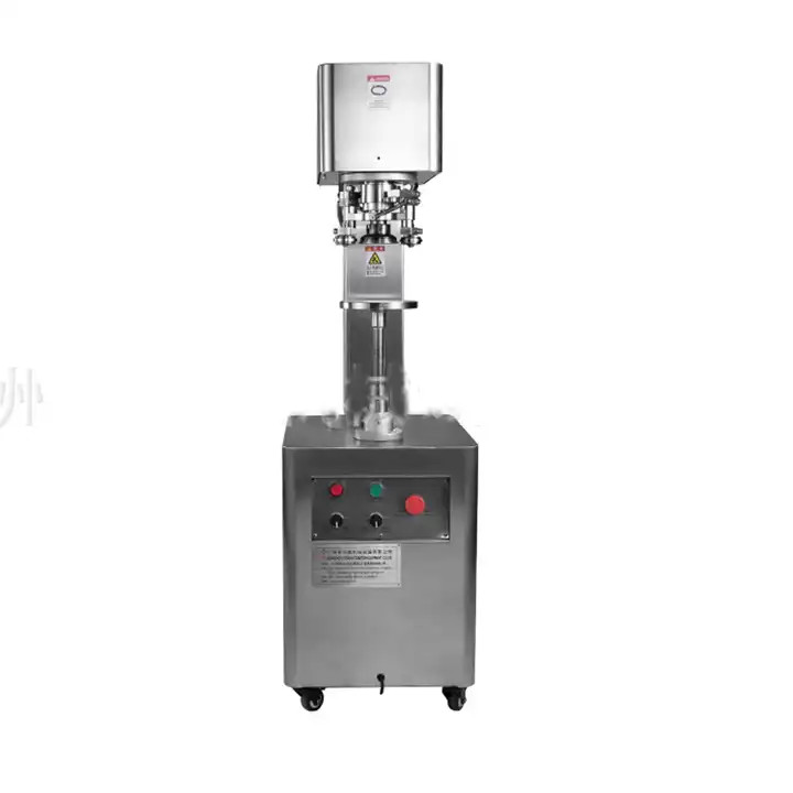 Semi Automatic Industrial Packing Machines 3700W Can Sealer Machine