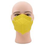 5 Ply KN95 Melt Blown Yellow Disposable Non Woven Face Mask