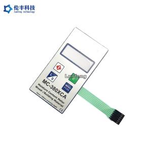 China Custom Membrane Switch Keypad , Moisture Content Meter PET Membrane Switch wholesale