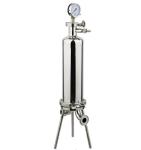 30 Inch Liquid Filter Housing 304/316 Stainless Steel Corrosion Resistance