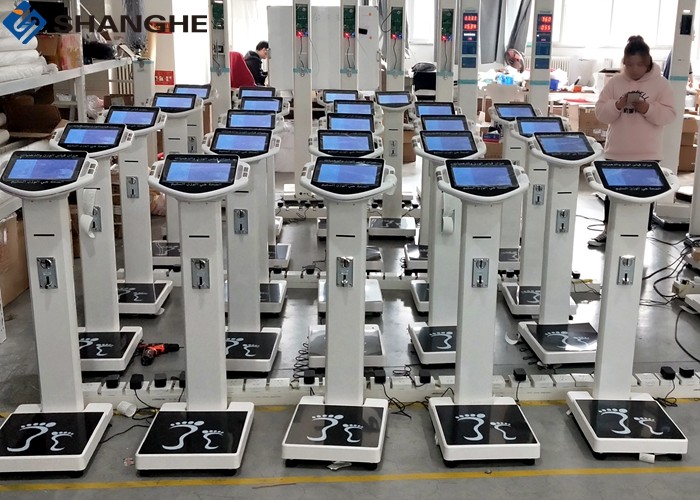 RS232 Coin Operated BMI Ultrasonic Digital Medical Body Fat Analysis Machine Sh-100T
