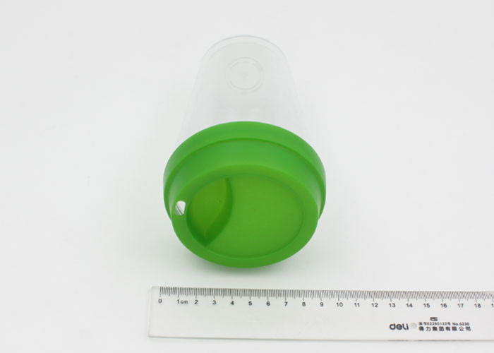 Reusable Double Wall Clear Plastic Coffee Cups With Lids / Plastic Travel Coffee Mugs