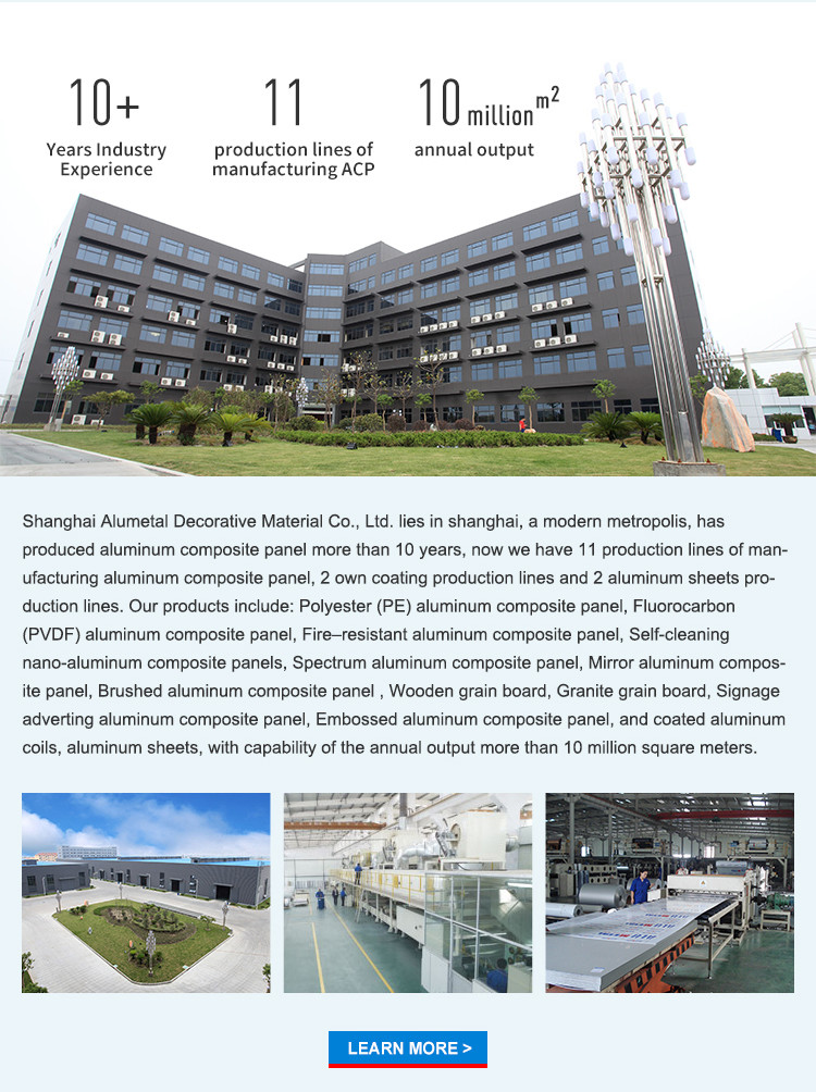 4mm LDPE Core PE Aluminum Composite Panel ACP Sheet Fireproof Door Decoration 1500mm