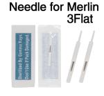 1R Permanent Makeup Eyebrow Needles / 1 Prong Round Mosaic Needle