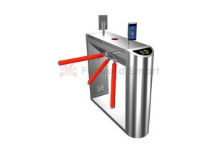 China LED Direction Indicator Light Rfid Tripod Stainless Steel Turnstiles wholesale