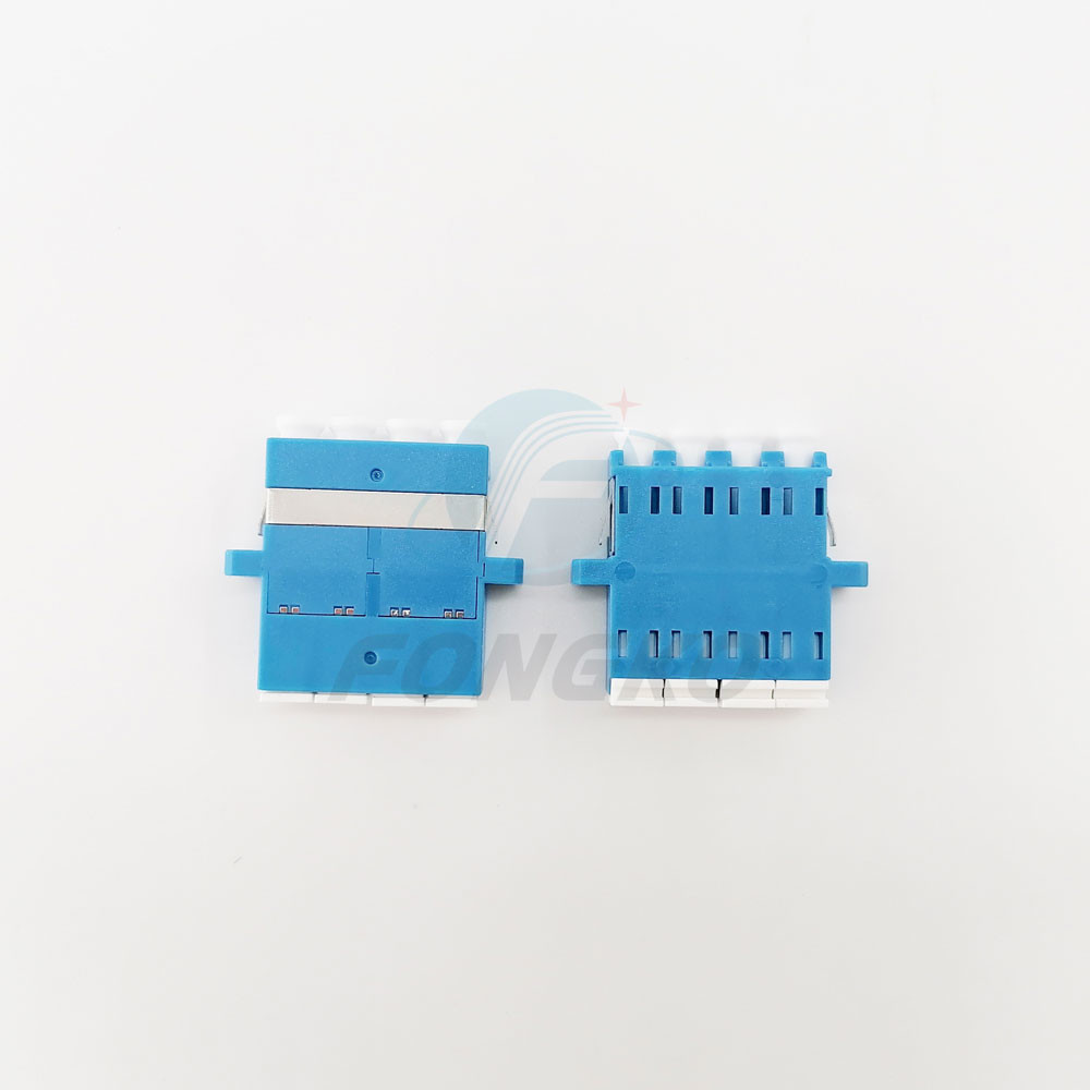 1550nm Singlemode Blue Fiber Optic UPC LC Connector Adapter