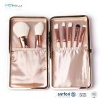 OEM Pink 7PCS Makeup Brush Gift Set With Tin Box