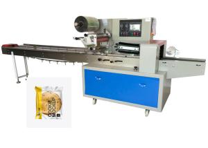 China Auto Biscuit Bread Packaging Machine , Small Creaker Industrial Packing Machine wholesale