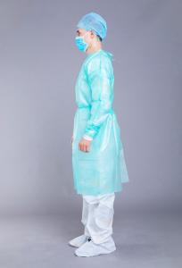 China Surgical Knitted Cuff 35gsm AAMI Level 2 Isolation Gown wholesale