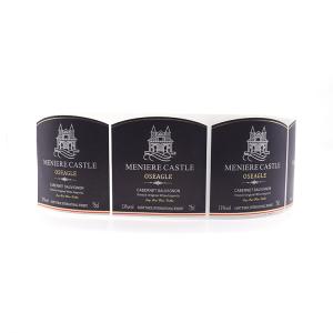 China Private Self Adhesive Wine Sticker Labels Custom For Bottles ISO 9001 wholesale