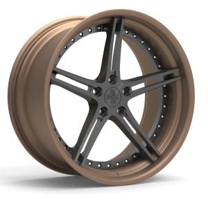 China Bronze Machined Machined Face 1-Piece Forged Wheels For BMW 730 wholesale