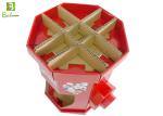 Red Personalised Candy Cardboard Display Holder Chidren's Style