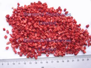 China Freeze Dried Strawberry Granule Strawberry Dice wholesale