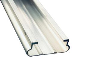 China 4M Length Greenhouse Poly Spring Lock Channel Durable Aluminum Material wholesale