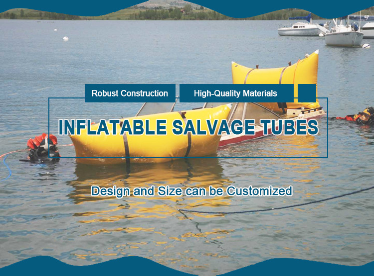 Uv Resistant Underwater Inflatable Salvage Tubes 200kg Buoyancy For Harsh Conditions