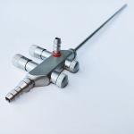 Laparoscopic Suction Irrigation Tube with Three Channels and Stainless Steel